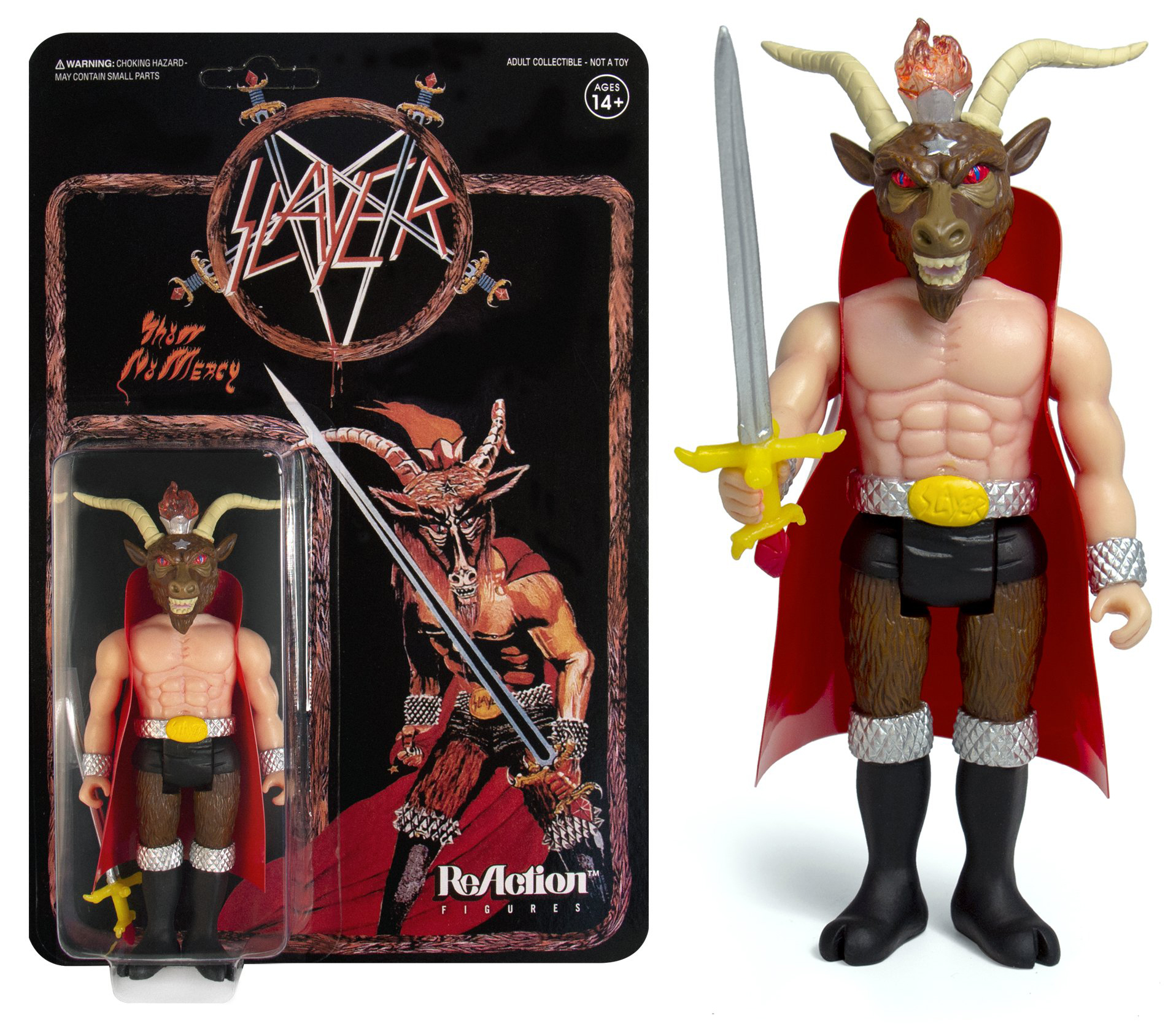 Resultado de imagem para Slayer: lanÃ§ado boneco do minotauro da capa do Show No Mercy