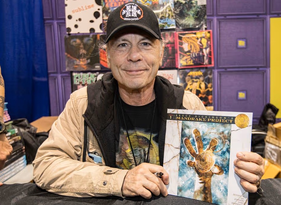 Bruce Dickinson (Iron Maiden) e Mike McCready (Pearl Jam) estarão na San Diego Comic-Con