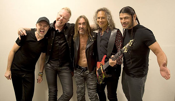 Metallica convida ao palco Iggy Pop para cantar The Stooges; assista