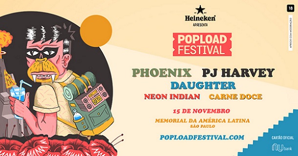 Phoenix e PJ Harvey se apresentam no Popload Festival