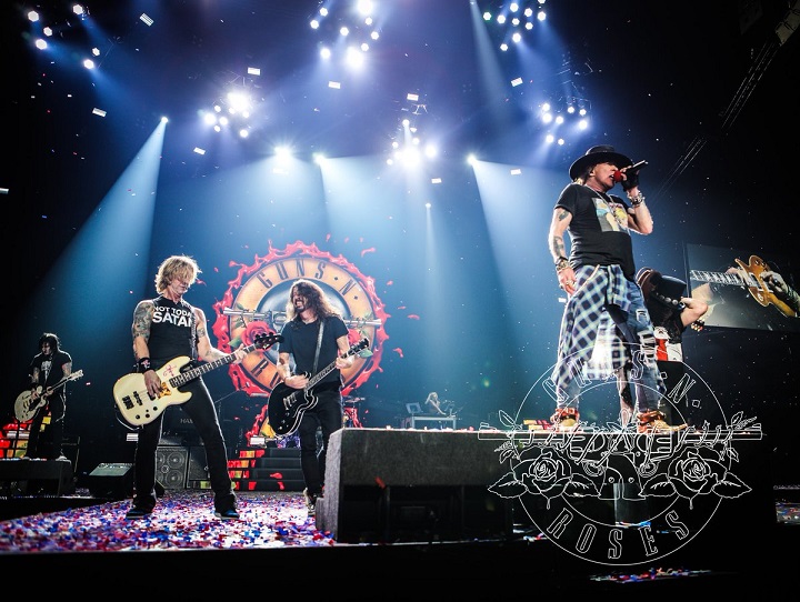 Guns N’ Roses compartilha vídeo com participação de Dave Grohl em ‘Paradise City’