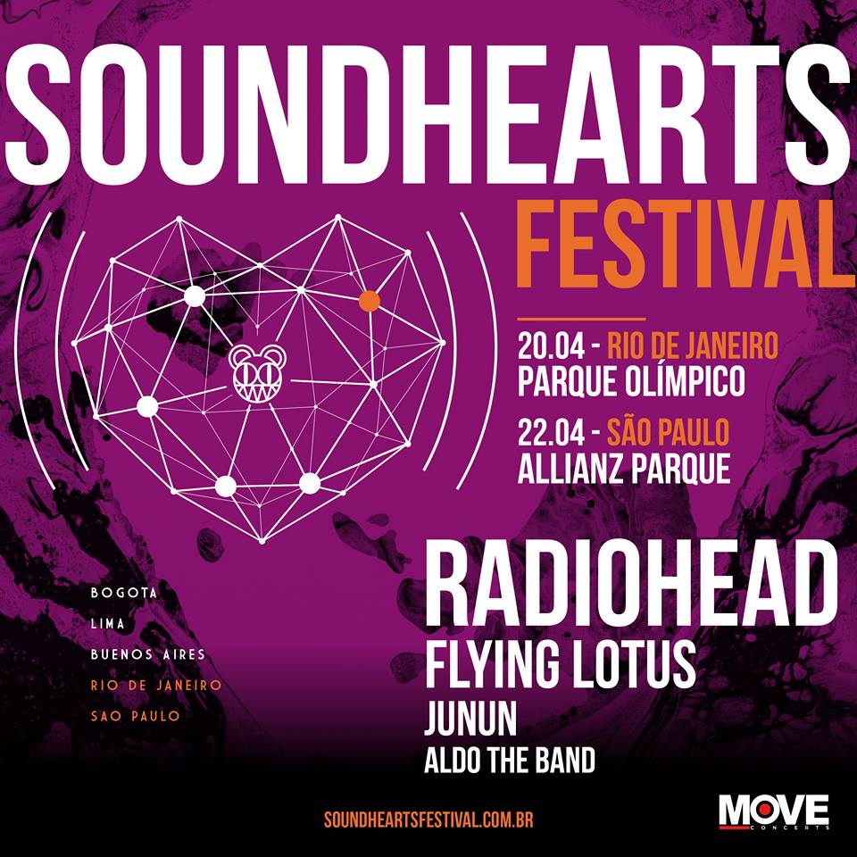 Radiohead anuncia shows no Brasil em 2018