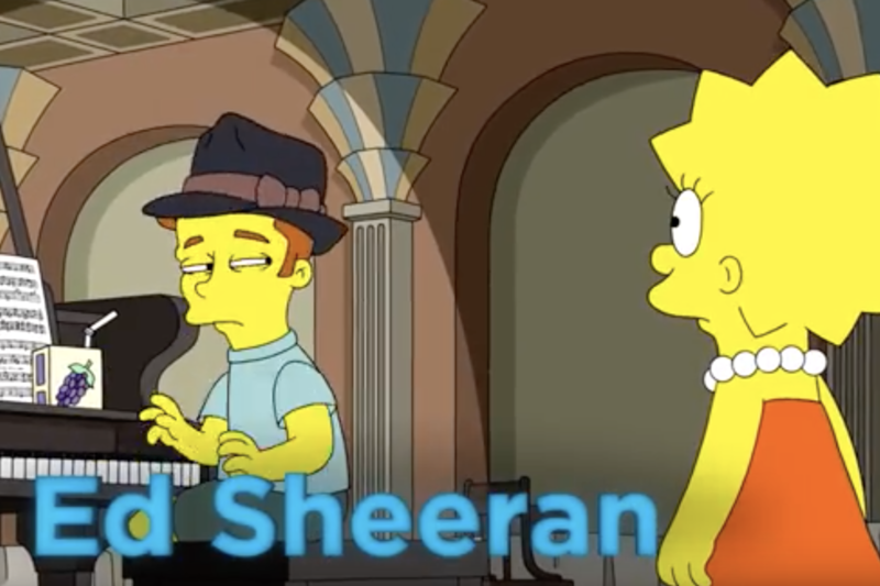 Ed Sheeran participa de episódio de ‘Os Simpsons’; veja prévia