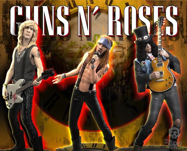 Guns N’ Roses ganha estátuas exclusivas de edição limitada
