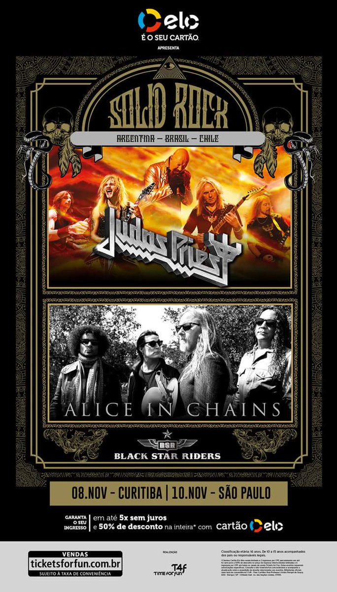 Solid Rock: Judas Priest e Alice in Chains