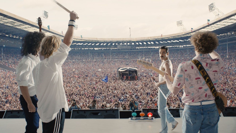 ‘Bohemian Rhapsody’: Veja reação de Brian May e Roger Taylor durante ensaio do Live Aid