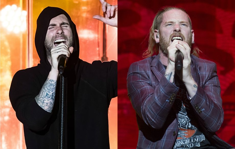 Corey Taylor (Slipknot) chama Adam Levine (Maroon 5) de idiota por criticar o rock