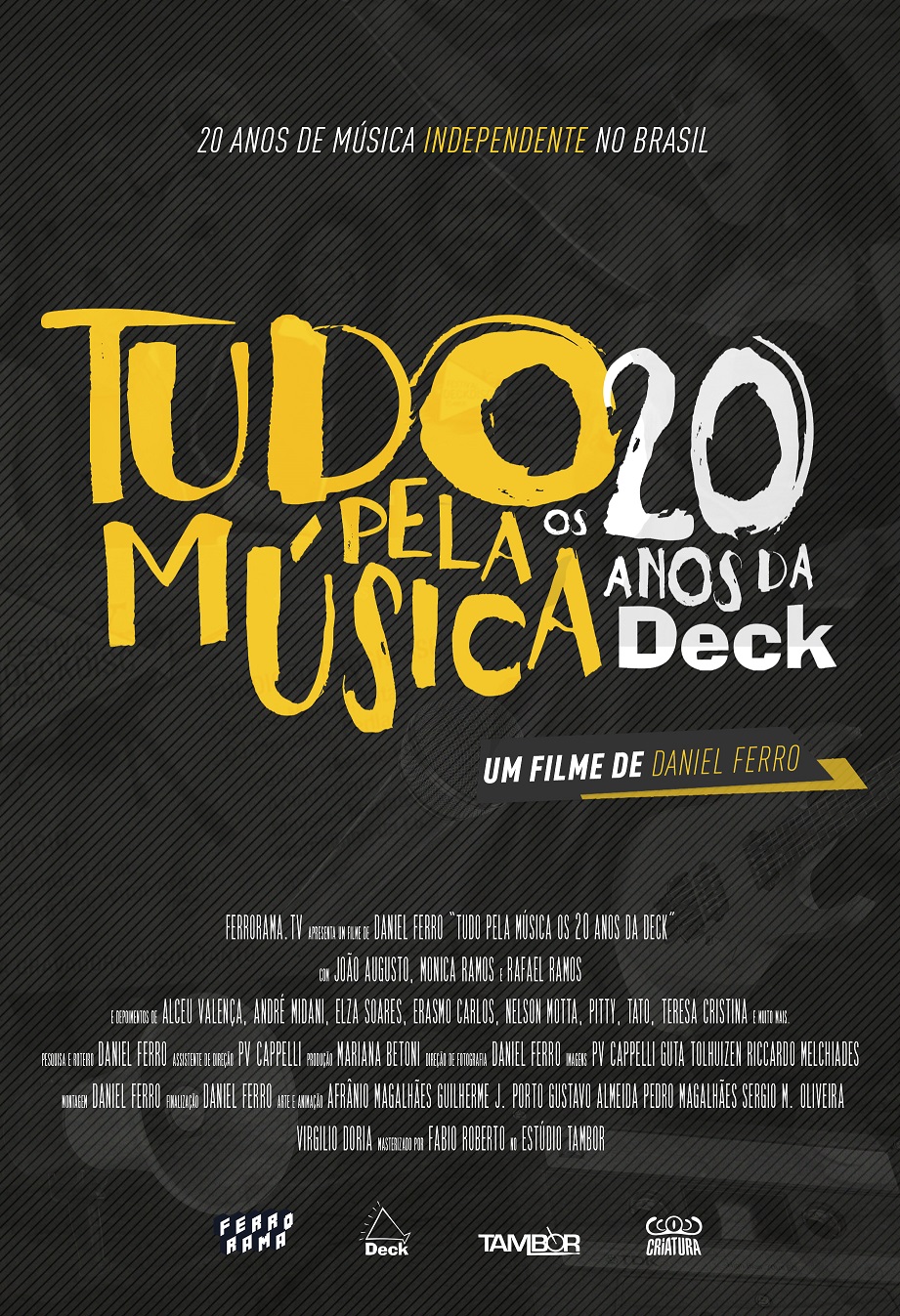 Documentário ‘Tudo pela Música (Os 20 Anos da Deck)’ será exibido no Festival In-Edit