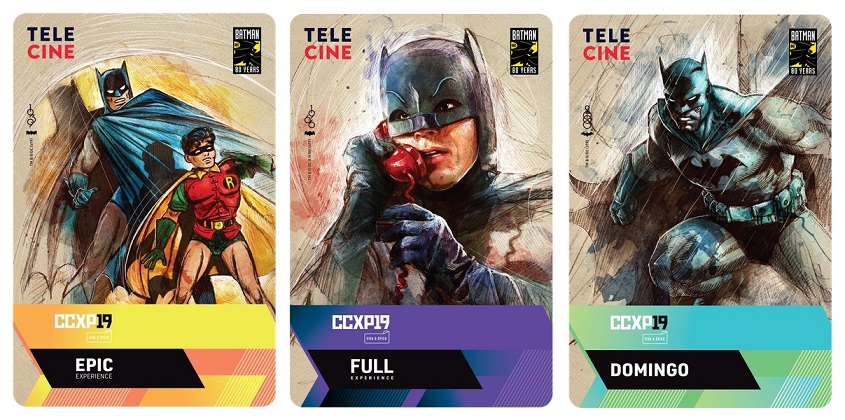 CCXP divulga credenciais em homenagem aos 80 anos do Batman