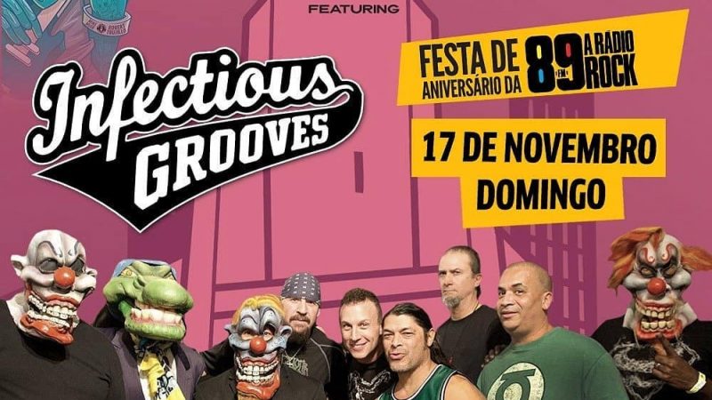 Infectious Grooves vem ao Brasil com Robert Trujillo (Metallica) e Jim Martin (Faith No More)
