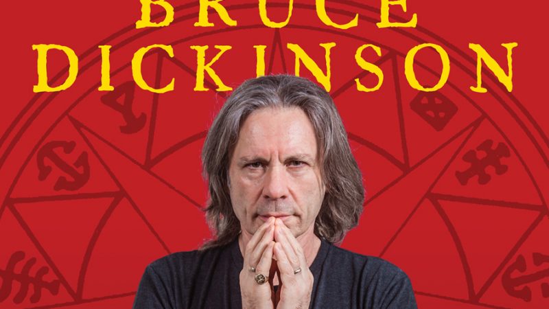 Palestra de Bruce Dickinson no Brasil ganha novas datas em 2021