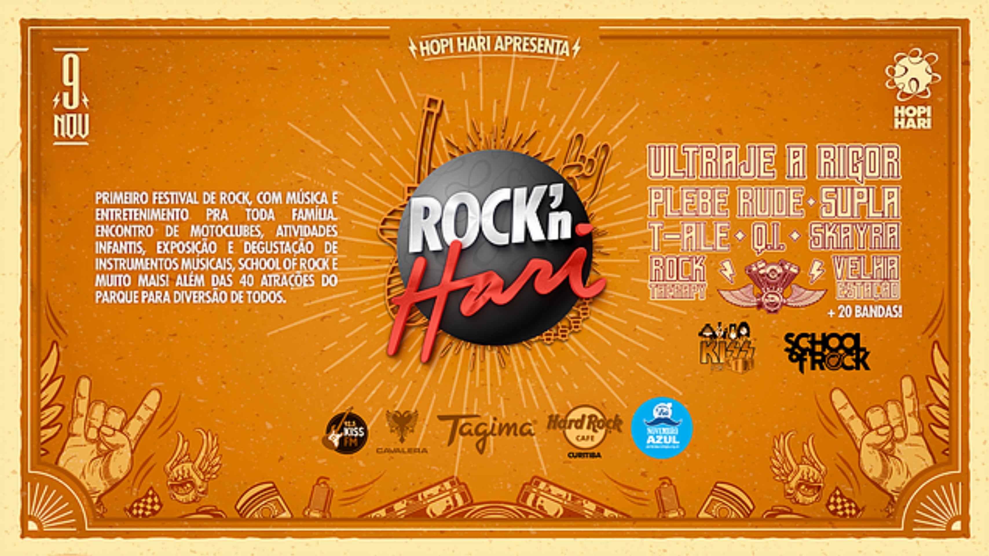 Hopi Hari recebe Rock ‘n Hari com Ultraje a Rigor, Plebe Rude e Supla