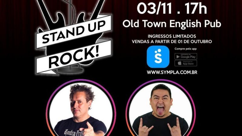 Marcos Kleine Jam apresenta Stand Up Rock com André Santi em Santo André neste domingo