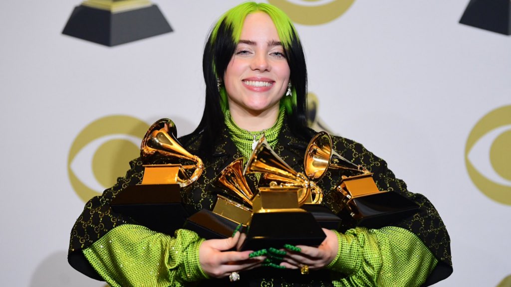 Billie Eilish é a grande vencedora do Grammy Awards 2020