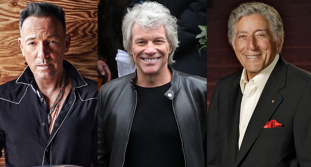 Bruce Springsteen, Jon Bon Jovi e Tony Bennett se unem em evento para combater coronavírus