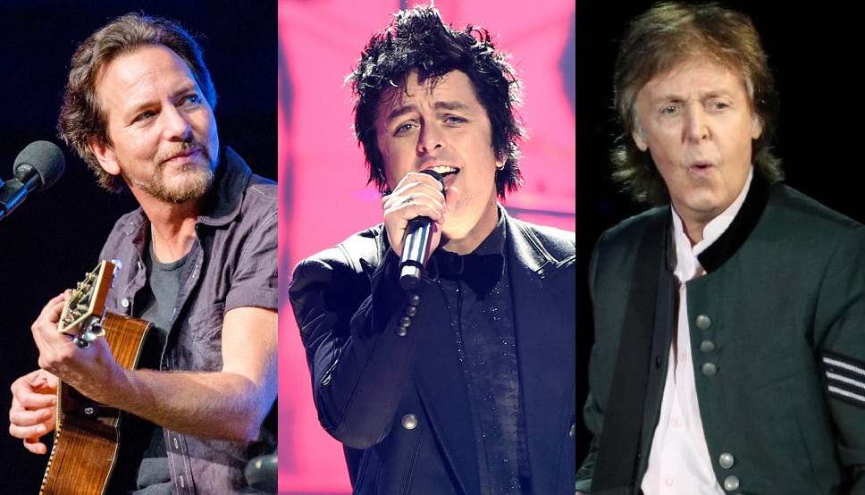 Eddie Vedder, Paul McCartney, Billie Joe Armstrong, e mais, participam de evento mundial contra coronavírus