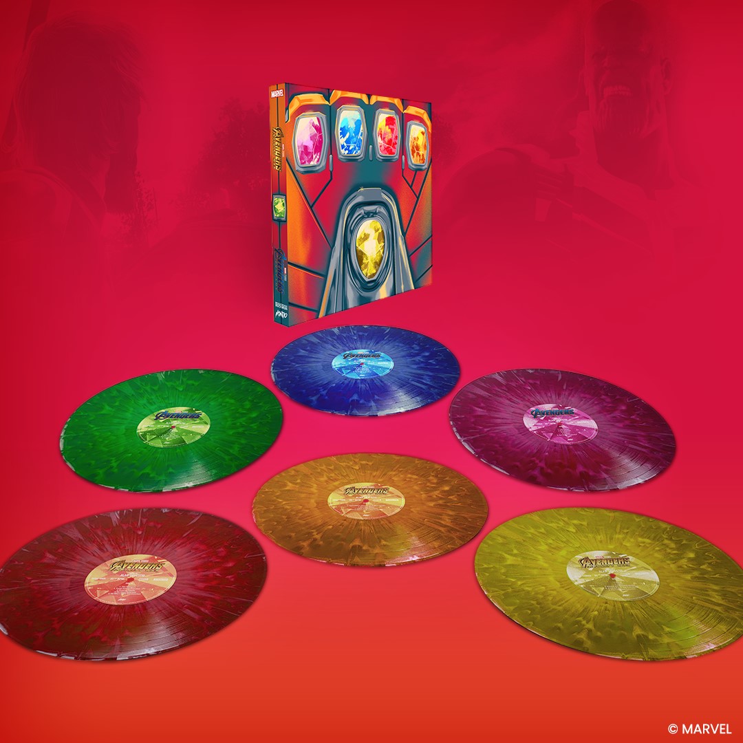 Trilha sonora de ‘Vingadores: Ultimato’ é lançada em box com discos de vinil coloridos