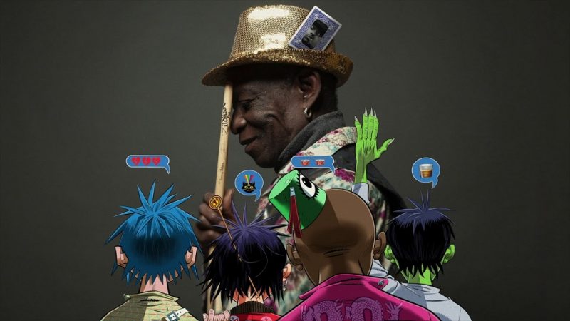 Gorillaz lança single ‘How Far?’ em homenagem a Tony Allen