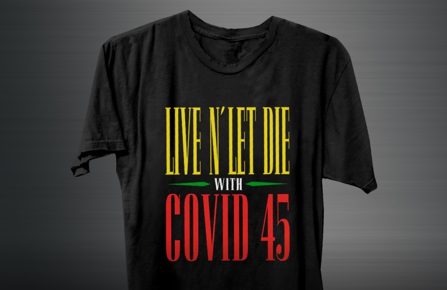 Guns N’ Roses provoca Trump em camiseta ‘Live N’ Let Die with COVID 45′