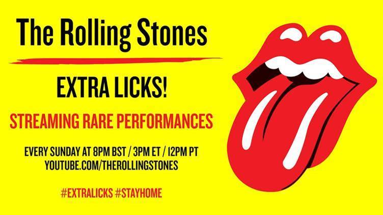 Rolling Stones lançam série de performances especiais ‘Extra Licks’