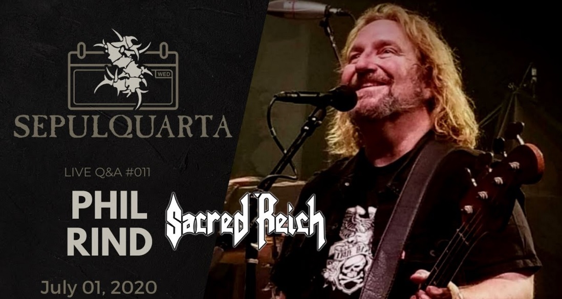 Phil Rind, do Sacred Reich, é convidado de live do Sepultura nesta quarta