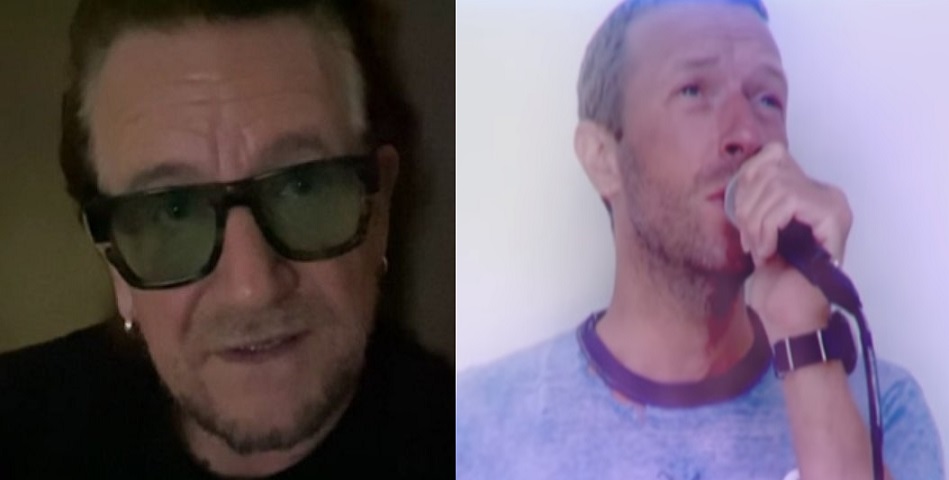 Bono, do U2, apresenta versão de ‘Beautiful Day’ com Chris Martin, do Coldplay, Camila Cabello e mais
