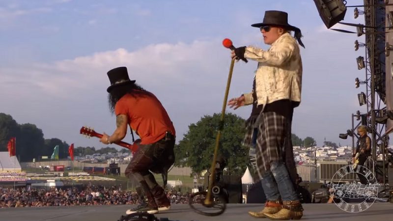 Guns N’ Roses lança vídeo profissional de 30 minutos de show no Download Festival