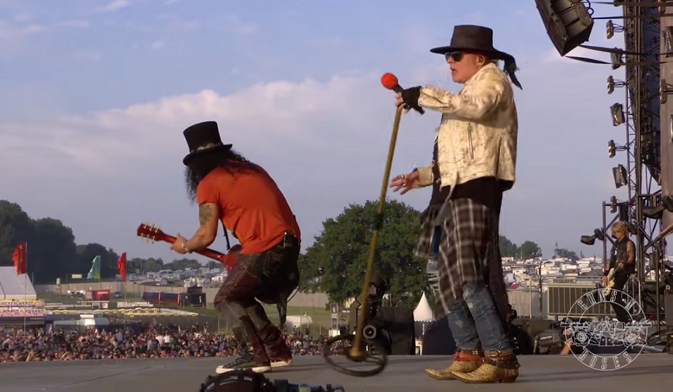 Guns N’ Roses lança vídeo profissional de 30 minutos de show no Download Festival