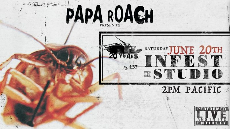 Papa Roach tocará na íntegra álbum ‘Infest’ em live neste sábado