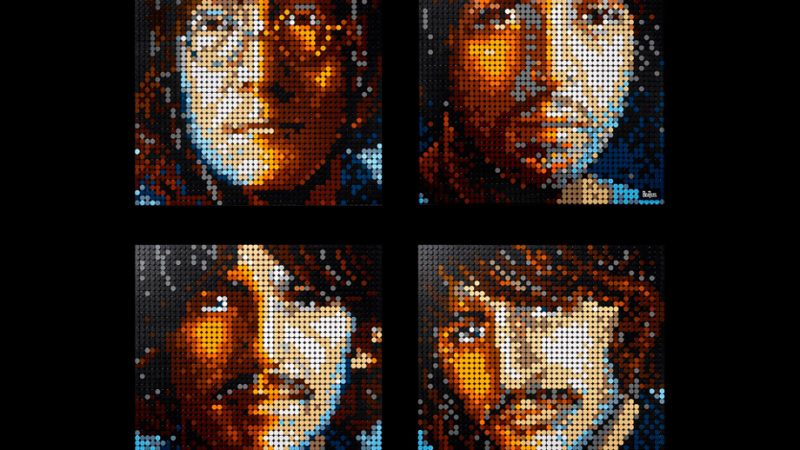 Beatles ganha quadro de Lego para montar