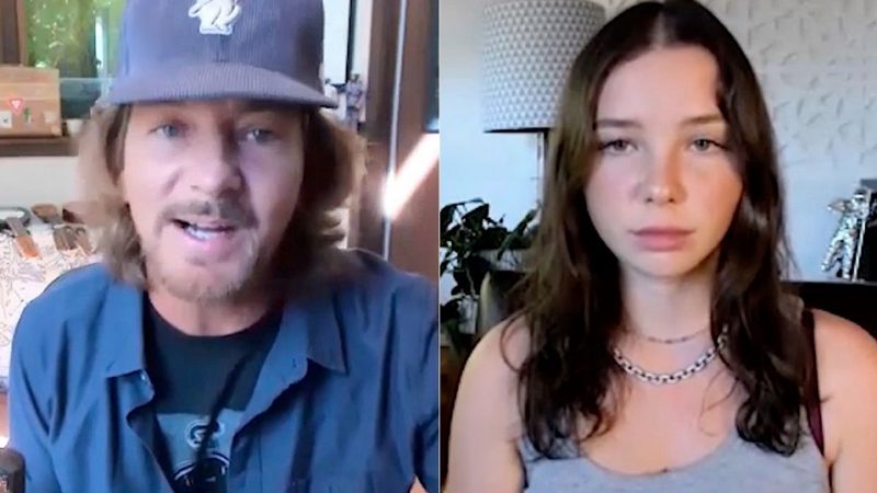 Eddie Vedder conversa com Lily, filha de Chris Cornell, sobre superação de luto; assista
