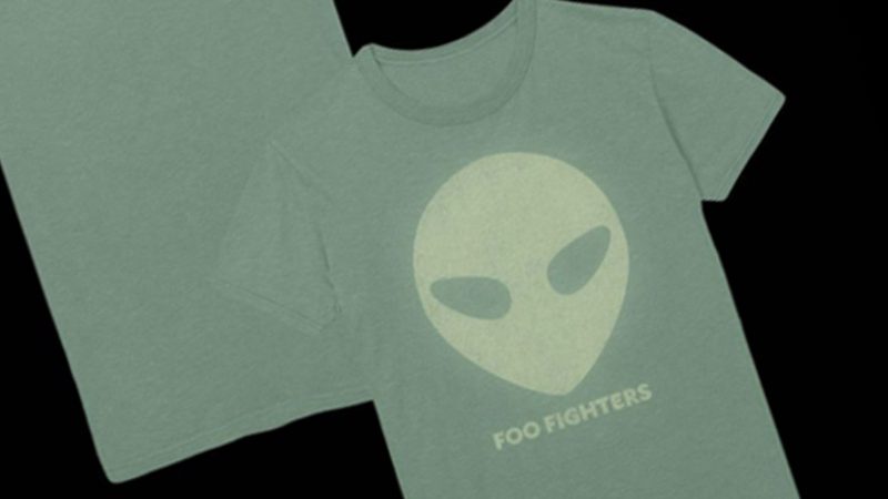 Foo Fighters relança camisetas originais de sua turnê de estreia de 1995