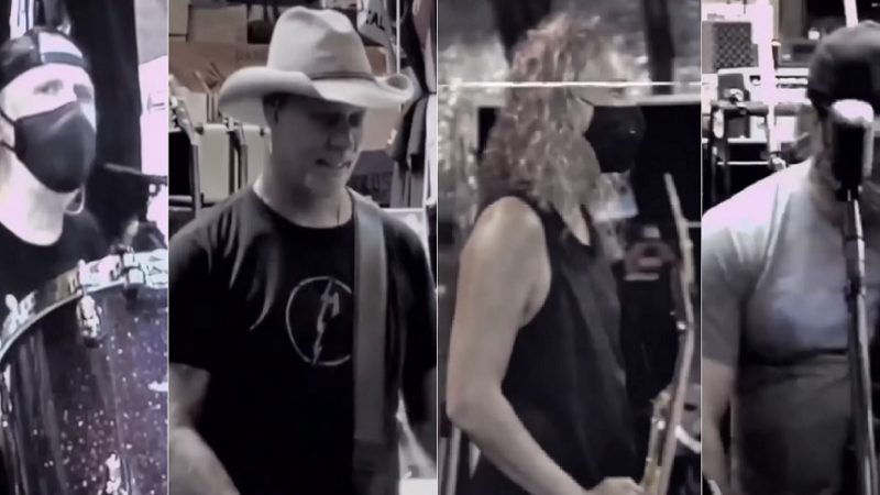 Metallica está de volta aos ensaios; veja vídeo