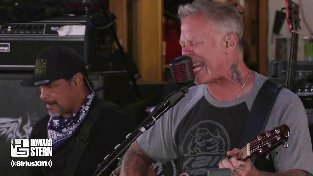 Metallica divulga vídeo da apresentação no ‘The Howard Stern Show’; assista