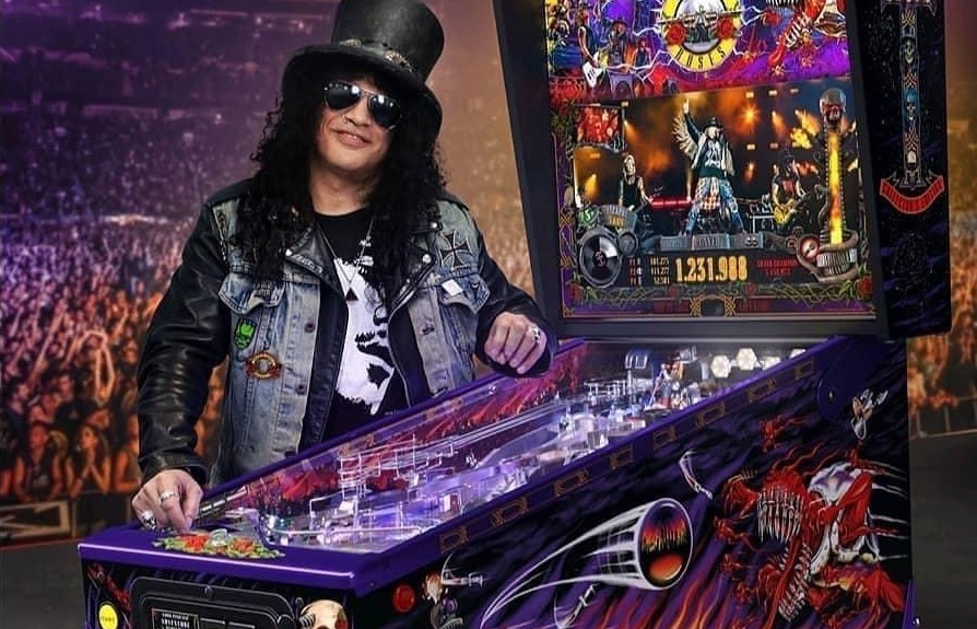 Guns N' Roses anuncia máquina de Pinball criada pelo guitarrista Slash