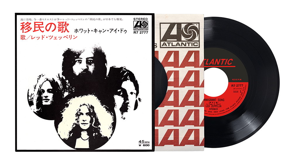 Led Zeppelin relança em vinil versão japonesa de ‘Imigrant Song’