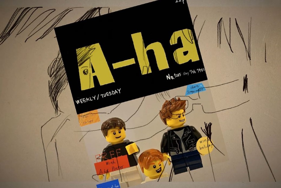 Fã do A-ha recria clipe de ‘Take On Me’ em versão Lego; assista