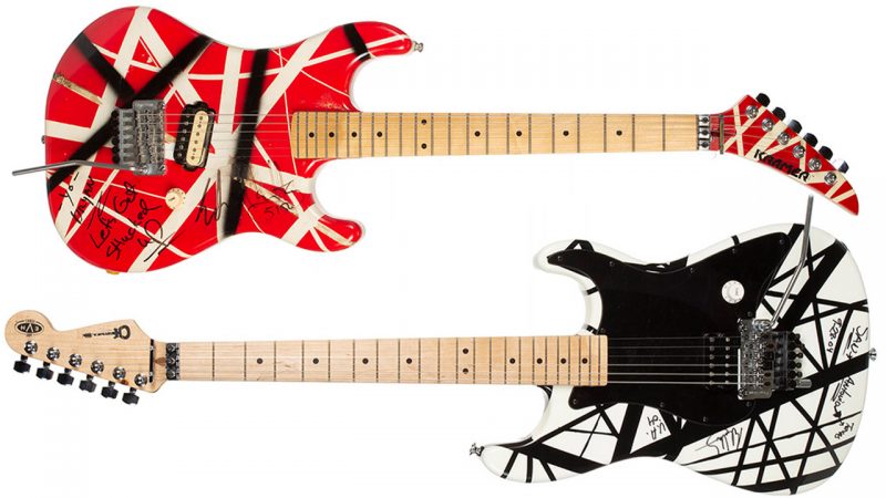 Duas guitarras de Eddie Van Halen serão leiloadas em dezembro