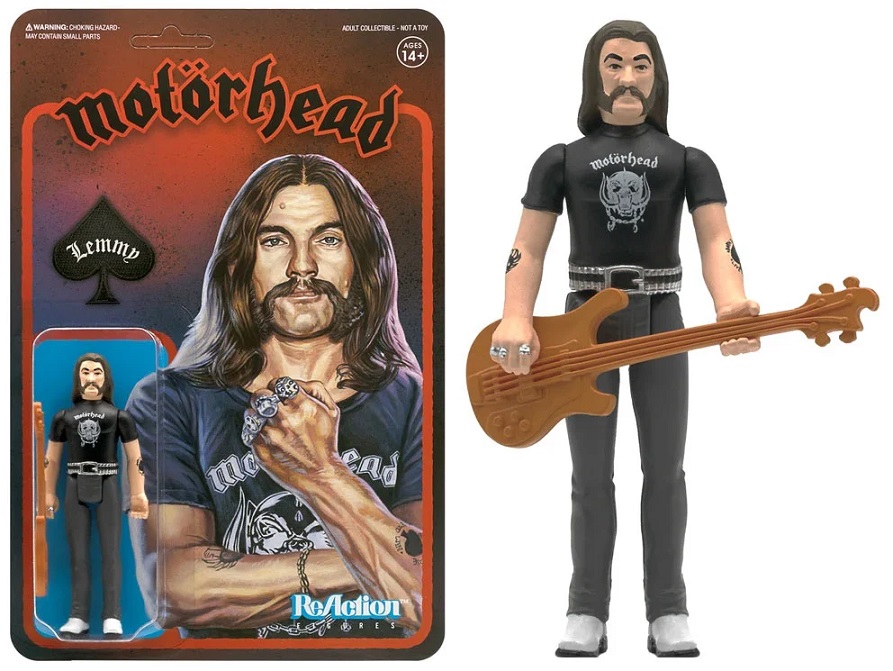 Lemmy Kilmister, do Motörhead, ganha nova versão de boneco colecionável