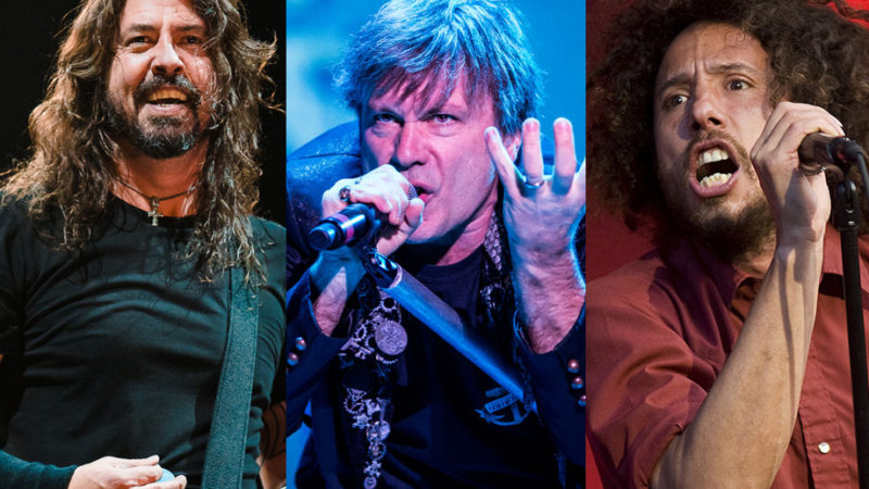 Foo Fighters, Iron Maiden e Rage Against The Machine são indicados ao Rock And Roll Hall Of Fame
