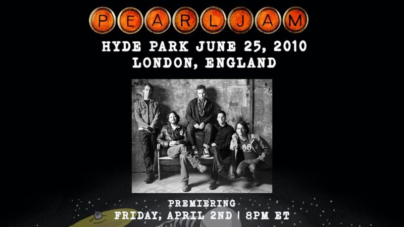 Pearl Jam anuncia transmissão gratuita de show em Londres nesta sexta