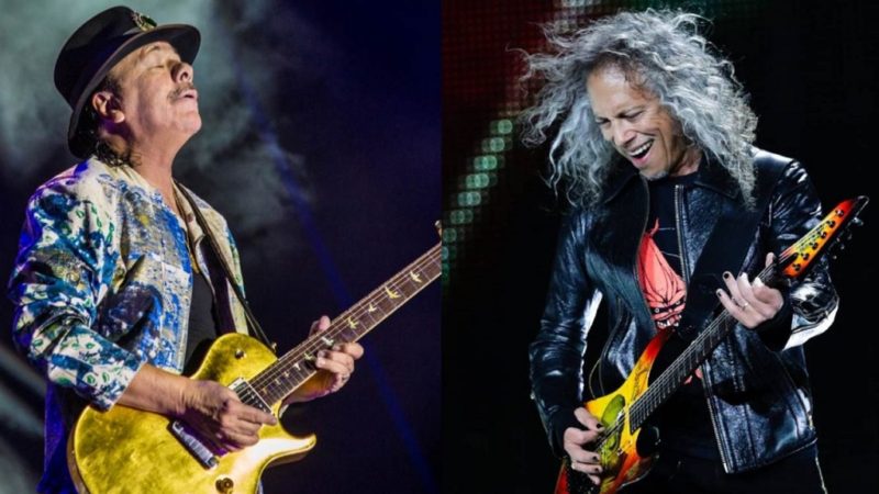 Kirk Hammett, do Metallica, tocará em novo álbum de Santana