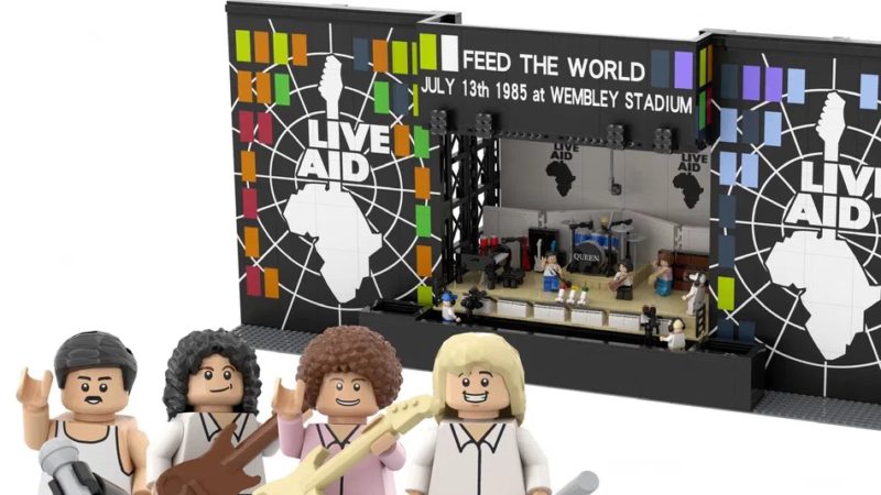 Queen no Live Aid ganha versão no Lego Ideas