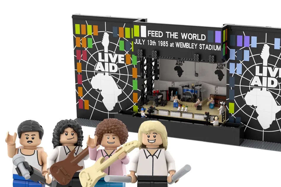 Queen no Live Aid ganha versão no Lego Ideas