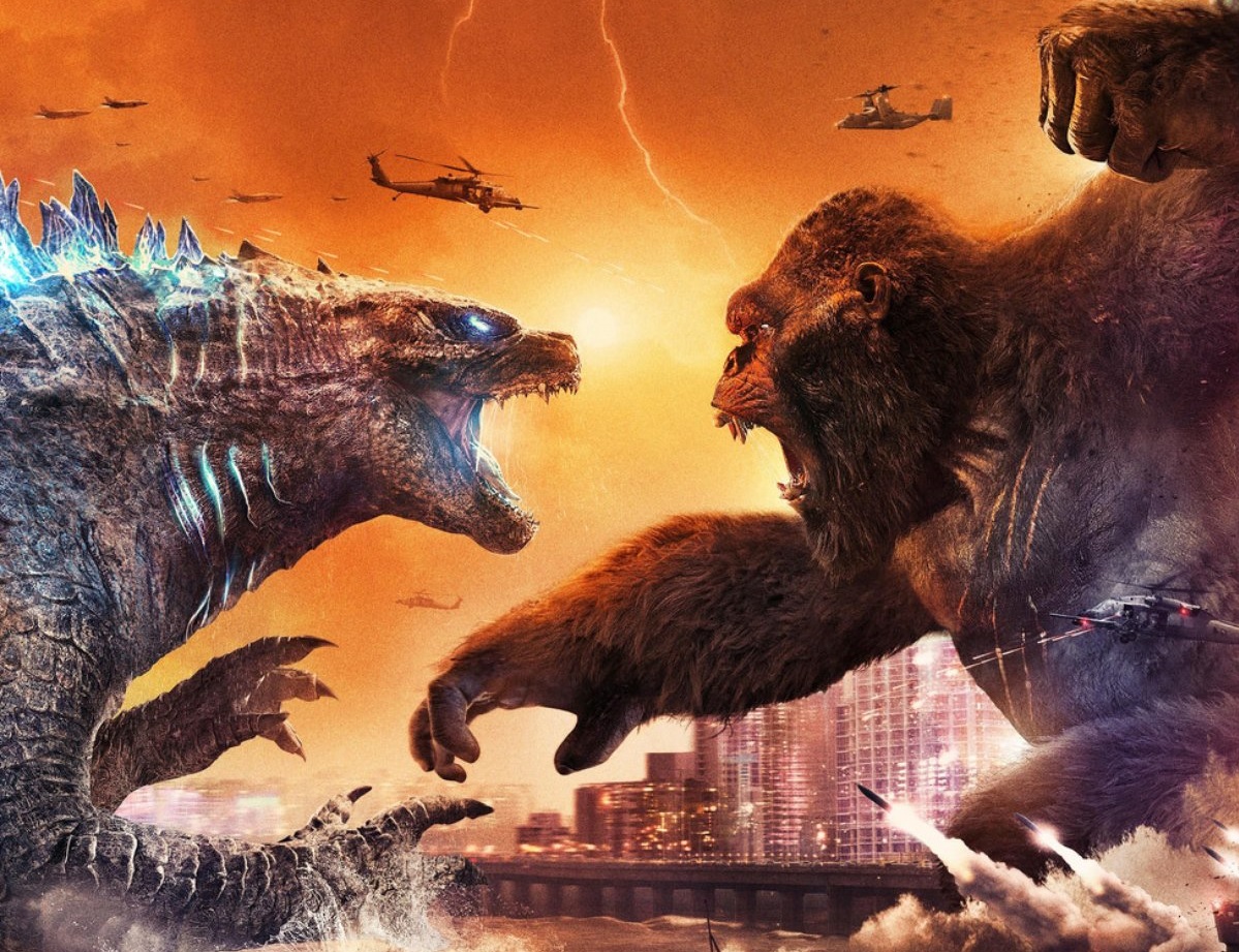 ‘Godzilla vs. Kong’ não economiza pancadaria entre os gigantes