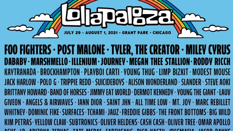 Lollapalooza Chicago anuncia retorno em 2021 com shows de Foo Fighters e Post Malone