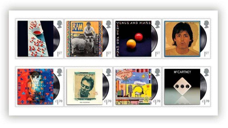 Paul McCartney é homenageado em coleção de selos postais no Reino Unido