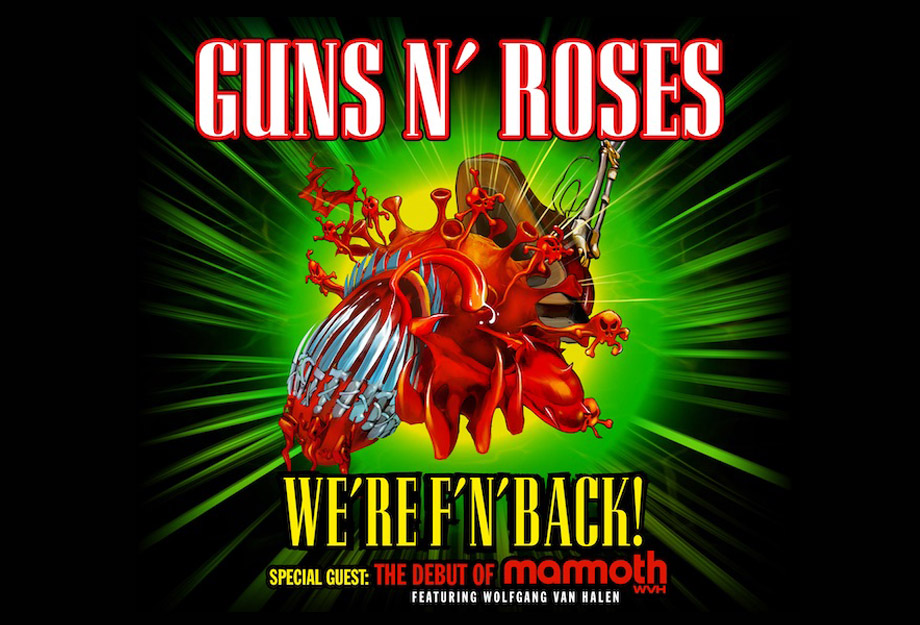 Guns N’ Roses anuncia turnê pelos Estados Unidos em 2021