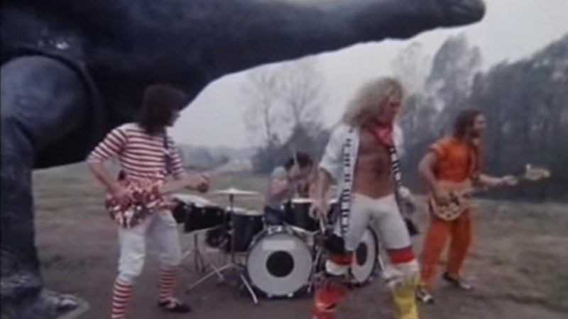 Confira vídeo perdido do Van Halen em Jurassic Park na Itália em 1981