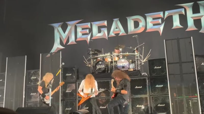 Megadeth retorna aos palcos com nova formação; assista